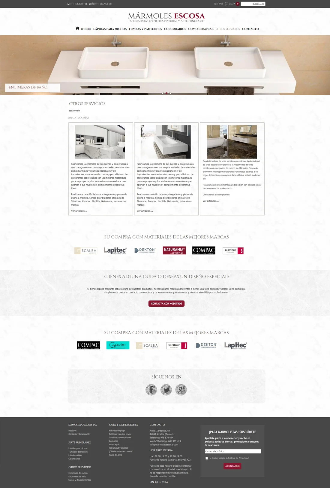 página web corporativa Teruel