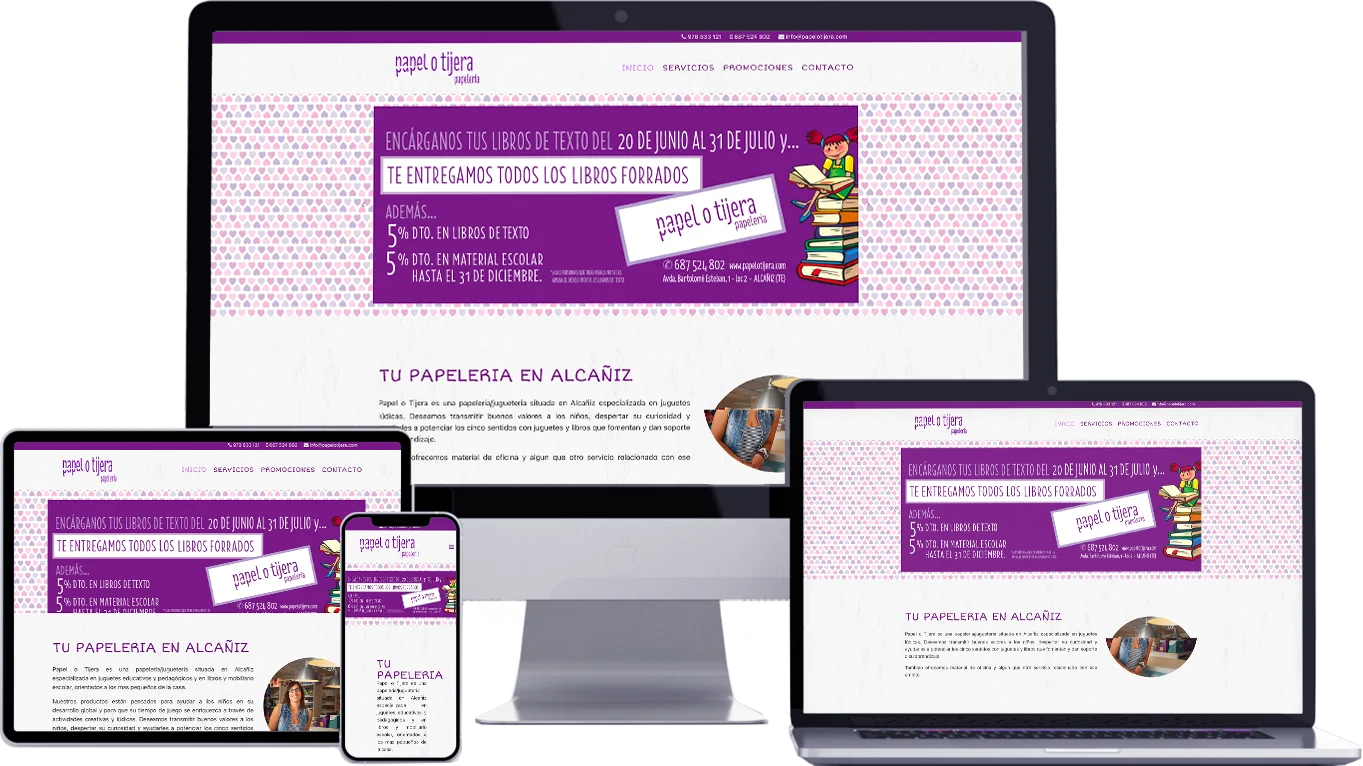 Diseño web responsive Teruel
