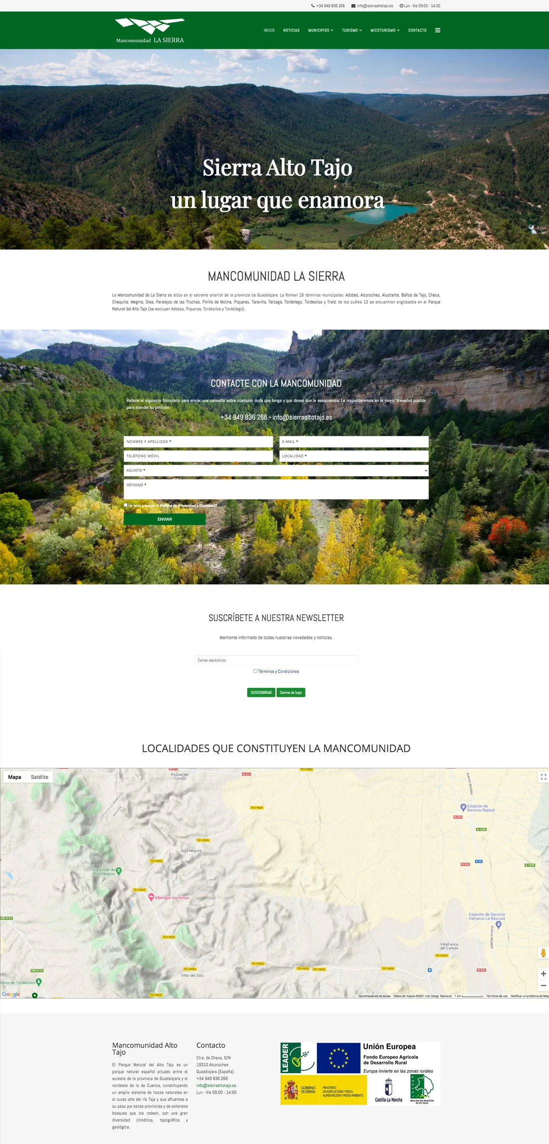 página web corporativa Teruel